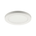 LED Downlight - Opbouw/inbouw Rond 12W - CCT 3000K,4200K,6000K - Mat Wit Aluminium - &Oslash;167mm