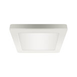LED Downlight - Opbouw/inbouw Vierkant 12W - CCT 3000K,4200K,6000K - Mat Wit Aluminium 
