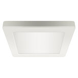LED Downlight - Opbouw/inbouw Vierkant 24W - CCT 3000K,4200K,6000K - Mat Wit Aluminium 