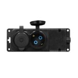 Heavy-duty opbouw wandcontactdoos met afdichting - Vochtbestendig rubber IP44 - Brandwerend - 2-Voudig I Nederland