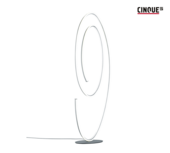 CINQUE Vloerlamp Ciola Nikkel mat