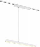 LED Railverlichting - Hanglamp - DUOLINE Up and Down - 2 Fase - 29W - Warm Wit 3000K - Dimbaar - Rechthoek - Mat Wit - Aluminium
