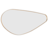 Mirrors &amp; More Raamspiegel Britta Goud XL