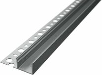 Aluminium Inbouw Zij TEGEL  Profiel - Inclusief Dekking Voor Profiel-Ideaal Voor Gips en Tegels- Plafonds en Wanden Hoogwaardige- Kwaliteit Aluminium -200CM (2M)