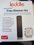 LEDDLE Triac LED dimmerkit - 100- 240V AC- 150-360 Watt Touch Dimmer Draadloos 2.4G RF Afstandsbediening Dimmer-cloud controle van de tuya-app stembediening ondersteuning voor Amazon Echo en Google Home VOOR LED EN HALOGEENLAMPEN
