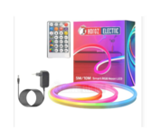 LED Strip Led Neon Set Digitaal - 10 Meter - 5050-60 - RGB - Waterdicht IP65 - Afstandsbediening - 12V