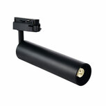 LONDRA-G - Railspot 1-fase - Mono fase -GU10 Fitting - Railverlichting - Zwart - Langwerpig L:20cm