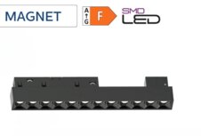 Magnetische Railverlichting - Led Bar | Zwart - 12W - 3000K - 1080lm - 48V - L: 220mm