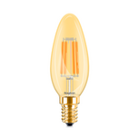 4W E14 C35 AMBER 2200K LED-LAMP