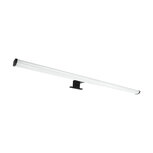 DORIAN LED Spiegelverlichting - Badkamer Lamp - Schilderijverlichting - Rechthoek 15W - 1600 Lumen - 4000K Daglicht wit - Zwart - Kunststof - 780 mm - IP44