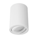 BEMOL - Spot Armatuur GU10 - Opbouwspot - Rond - Wit - Aluminium