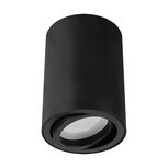 BEMOL - Spot Armatuur GU10 - Opbouwspot - Rond - Zwart - Aluminium
