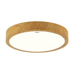 ATUT - Led Plafondlamp - Houtlook -Oak kleur - opbouwlamp - 36w - 4100K Daglicht - 4010 Lumen - Rond - 480 mm - IP44