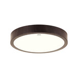 ATUT - Led Plafondlamp - Houtlook - Wenge kleur - opbouwlamp - 24w - 4100K Daglicht - 2790 Lumen - Rond - 380 mm - IP44