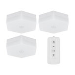 SUDOKU- LED Kastverlichting | 3x 1W | Met Afstandbedening | 4000K - Naturel Wit | Dimbaar