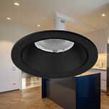Braytron - LED inbouwlamp - 10W - Aanpasbare Kleur CCT - 1150 Lumen - Rond - Zwart - Buiten Diameter 85 mm