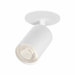 BRAYTRON - Spot Armatuur - inbouw Spot - GU10 Fitting - Inbouw Rond - Mat Wit Aluminium - Kantelbaar