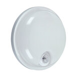 ELIAS - Led plafond / wandlamp - Buiten - Rond - met PIR Sensor - 15w - 4000K Daglicht wit - 1980 Lumen - IP65 - Wit