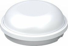 HOROZ LED Plafondlamp - Badkamerlamp - Opbouw Rond - Waterdicht IP65 - Helder/Koud Wit 6400K - Mat Wit Kunststof