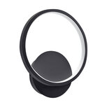 EMMA LED C - Wandlamp - 10w - 1090 Lumen - 4100K daglicht wit - Rond - Zwart