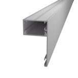 2m Aluminium LED profile DECO LINE tussen muur of tussen kordijn - wit