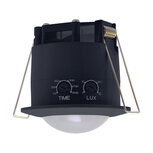 OKO - Inbouw Bewegingssensor - PIR - melder - inbouw - 360&deg; - zwart