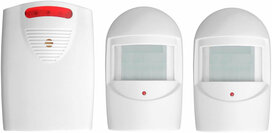 Alarmsysteem OR-MA-718 - Wit - 2 PIR-bewegingsmelders - Draadloos - 120 m bereik - Weerbestendig