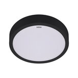 ANDRE - LED Plafondlamp - Aanpasbare kleur 3CCT - 2900K/4500K/6200K - Aanpasbare watt 12/15/18w  - Rond - Zwart - Dia.225mm