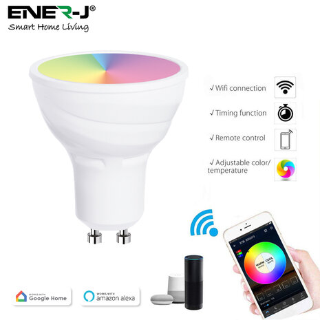 Slimme Led Verlichting - Smart Wifi 5w GU10 Led spot - RGBW