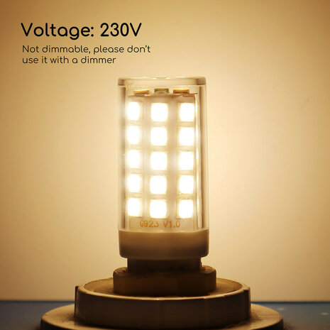 LED Lamp - G9 Fitting - 10W - Warm Wit 2700K | Vervangt 64W