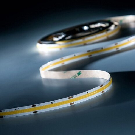 LED Strip COB - 24V - 5 Meter - 6400k - Koud wit - 10w/m - 960 Lumen / m - met 24v 60w adapter