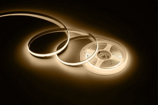 LED Strip COB - 24V - 5 Meter - 4200k - Daglicht - 10w/m - 960 Lumen / m - met 24v 60w adapter