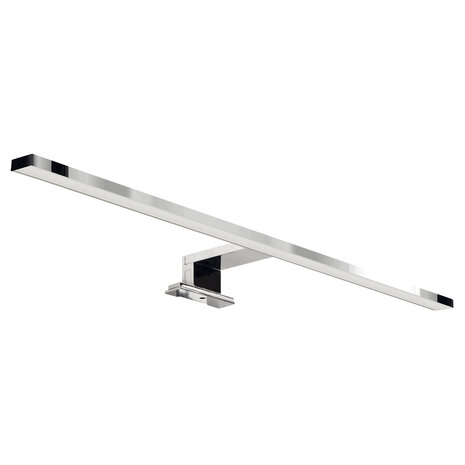 ROXANA LED Spiegelverlichting - Badkamer Lamp - Schilderijverlichting - Rechthoek 13W - 1430 Lumen - 4100K Daglicht wit - Glans Chroom Aluminium - 600 mm - IP44