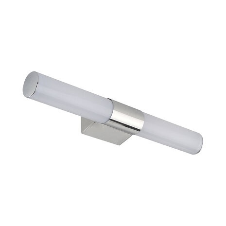 LED Spiegelverlichting - Rond 12W - Natuurlijk Wit 4200K - Glans Chroom Kunststof