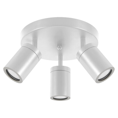 Badkamer plafondlamp TENOR GU10 3C Wit