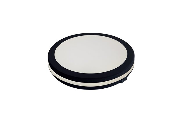 SCARLET - Led plafondlamp -Keuken/Badkamer/Buiten - Rond - 30w - 6400K koud wit - 2700 Lumen - IP65 - Zwart