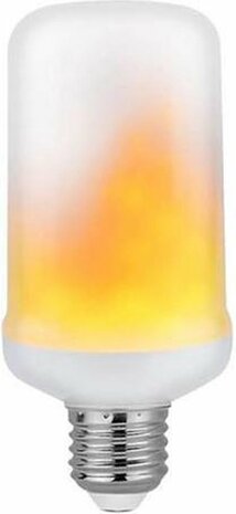 HOROZ  LED Flame Lamp - Fireflux - Vuurlamp - E27 Fitting - 5W - Warm Wit 1500K