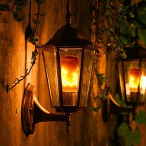 HOROZ  LED Flame Lamp - Fireflux - Vuurlamp - E27 Fitting - 5W - Warm Wit 1500K