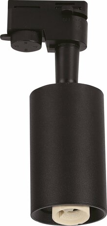 Rail verlichting Hoek set van 6 Rail Armatuur met GU10 Fitting - 6 x 5w Led GU10 - L:3m - Zwart