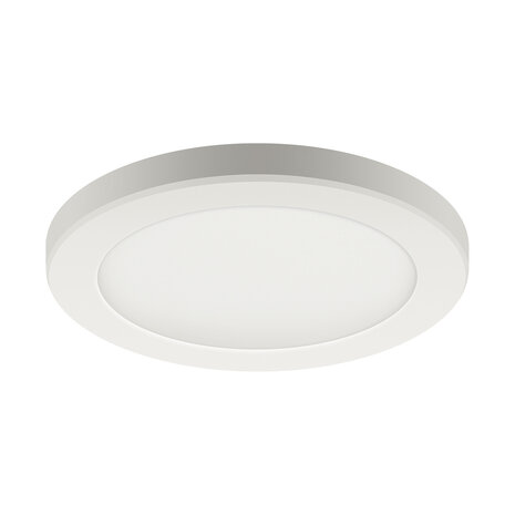 LED Downlight - Opbouw/inbouw Rond 18W - CCT 3000K,4200K,6000K - Mat Wit Aluminium - &Oslash;220mm