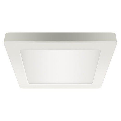 LED Downlight - Opbouw/inbouw Vierkant 24W - CCT 3000K,4200K,6000K - Mat Wit Aluminium 