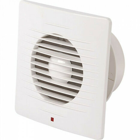 Badkamer - Toilet - Ventilator - 158mm - 12W - 100m3 - Mat Wit