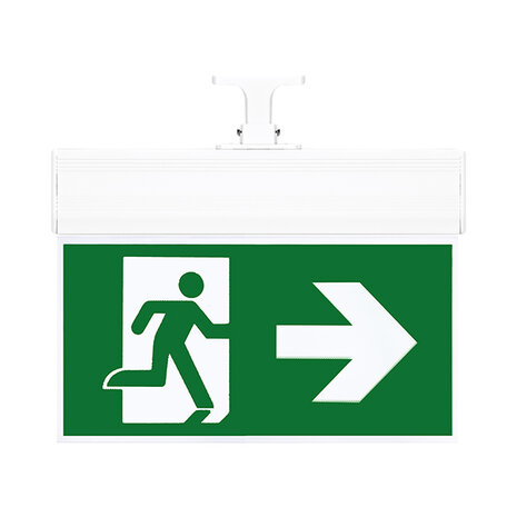 LED Noodverlichting - Emergency - 3W - Opbouw - Mat Wit
