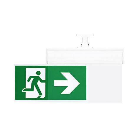 LED Noodverlichting - Emergency - 3W - Opbouw - Mat Wit