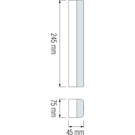 LED Noodverlichting - Opbouw - 13W