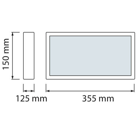 LED Noodverlichting Exit - 2 Pack - Hangend - 3W