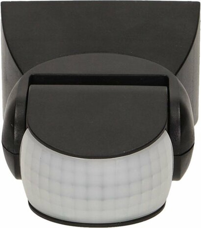 PIR Bewegingsmelder - 180 &deg; Detectie - IP65 - Zwart