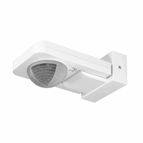 Bewegingsmelder - Wit - Schemerschakelaar - IP65 - 360 &deg; Detectie - Opbouw wand- of plafond - 20 Meter bereik - 2000 Watt - Geschikt voor LED - 600 Watt