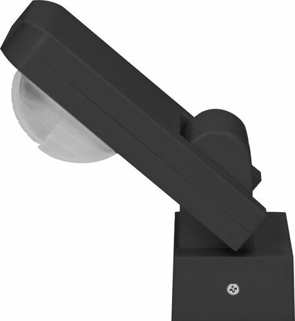 Bewegingsmelder - Zwart - Schemerschakelaar - IP65 - 360 &deg; Detectie - Opbouw wand- of plafond - 20 Meter bereik - 2000 Watt - Geschikt voor LED - 600 Watt)