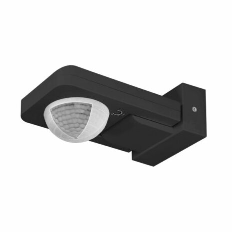 Bewegingsmelder - Zwart - Schemerschakelaar - IP65 - 360 &deg; Detectie - Opbouw wand- of plafond - 20 Meter bereik - 2000 Watt - Geschikt voor LED - 600 Watt)